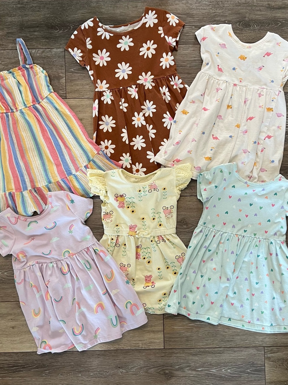 Set of 6 Assorted 3T Summer Dresses ☀️
